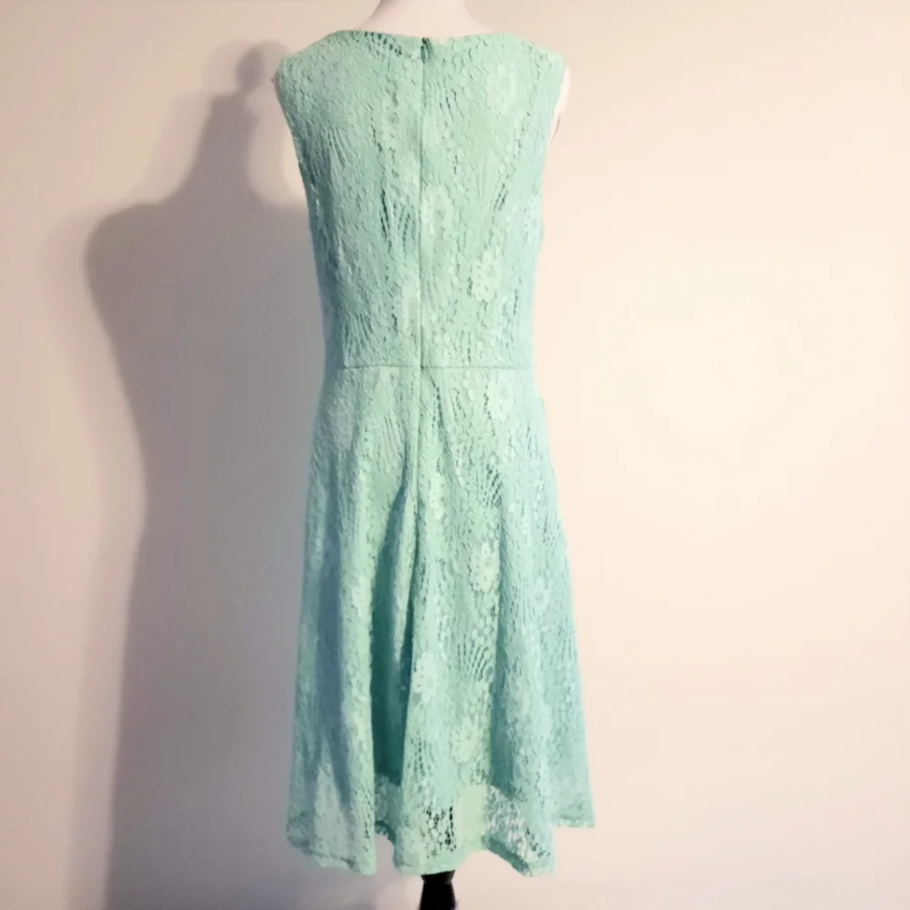 Pastel Green Plus size Lace dress Size 3XL - Picture 2 of 14